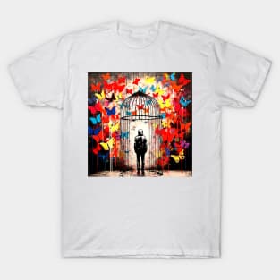BIRD IN A CAGE T-Shirt